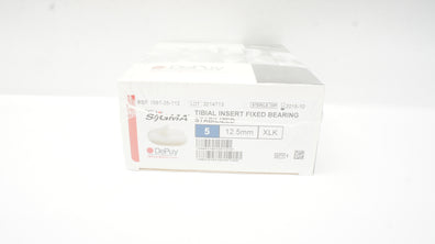 DePuy 1581-25-112 Tibial Insert Fixed Bearing Stabilized 5,12.5mm,XLK (x)